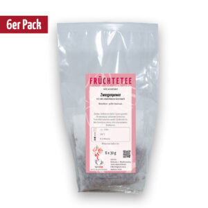 Angebotstee Zwergenpower, mit rote-Johannisbeere-Geschmack